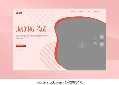Website template design. Modern vector illustration concept of web page design for website and mobile website development. Easy to edit and customize. banner discount