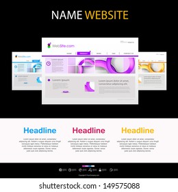 plantilla de sitio web para diseñadores