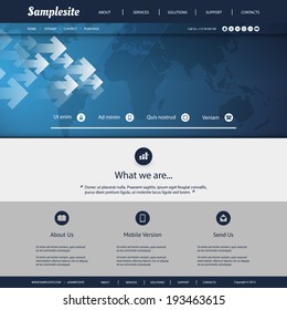 2,375,499 Business website template Images, Stock Photos & Vectors ...