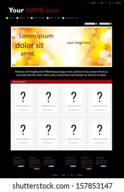 Website Template, easy all editable