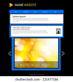 Website Template, easy editable