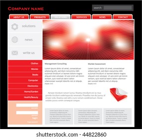 website template. EDITABLE