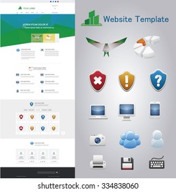 Website Template Green