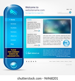 Website template - modern design