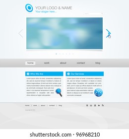 Website Template - Modern Simple Design