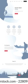 Website Template Set, web page ui design templates for business, finance and marketing. Modern vector illustration concepts for website and mobile website development