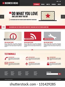 Website template for smart business