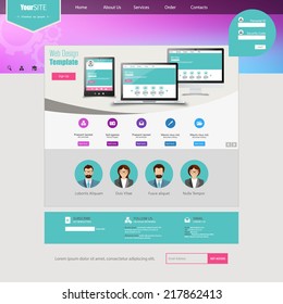 website template for smart phone company 