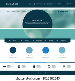 Website Template with Unique Design - Abstract Sphere