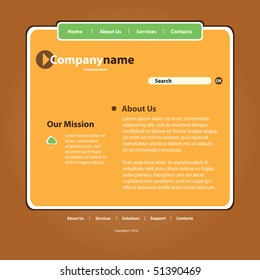 Vector de plantillas de sitio web