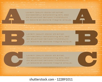 Website template. Vector Illustration