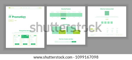 Website Template Vector. Page Business Background. Shopping Online Landing Web Page. Web Design And Development. Design Business. Industry Innovation. Cash Contract. Illustration