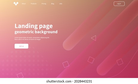 Website template for websites or applications