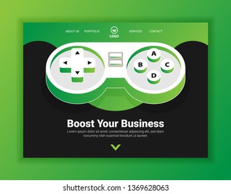 Website template for websites, or apps