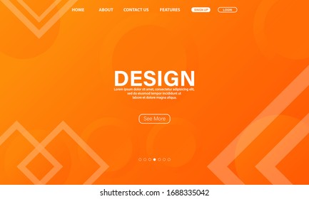 Website template for websites, or apps
