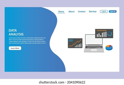 Website template for websites, or apps