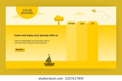 Website template for websites, or apps.