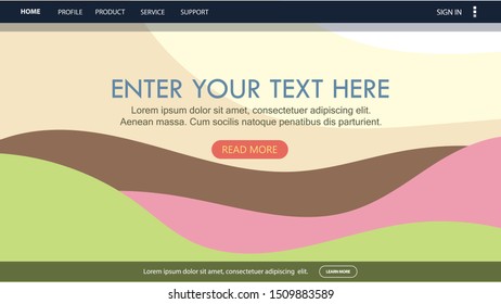Website template for websites, or apps. Design background header website. Header for website. vector illustration. Vector art