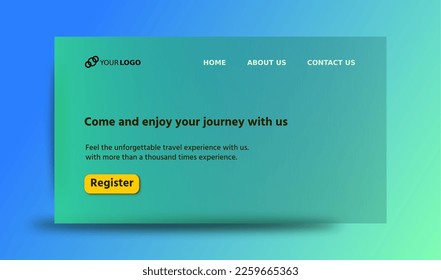 Website template for websites, or apps. WEB DESIGN