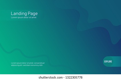 Website template for websites. Landing pages. Geometric background. Dynamic shape composition. Minimal background.