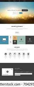     Website templates, icons, headers, blurred backgrounds and other vector elements for your design. 

