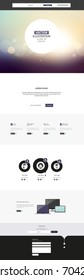     Website templates, icons, headers, blurred backgrounds and other vector elements for your design. 

