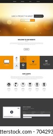     Website templates, icons, headers, blurred backgrounds and other vector elements for your design. 

