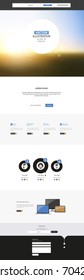     Website templates, icons, headers, blurred backgrounds and other vector elements for your design. 

