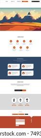 Website templates, icons, headers, blurred background