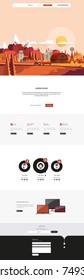 Website templates, icons, headers, blurred background