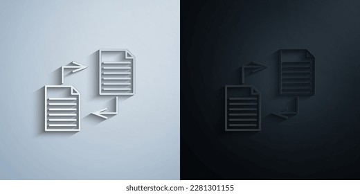 Website, test, cursor paper icon with shadow effect vector illuistration design