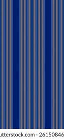 Website texture lines background, over seamless fabric pattern. Quality vector vertical stripe textile in blue and orange colors palette.