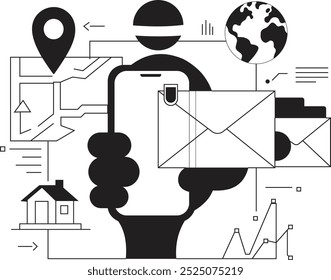 Website thin line icons set Website symbol Web Search Homepages icon, Gmail and social media