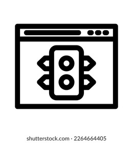 website traffic icon or logo isolated sign symbol vector illustration - high quality black style vector icons
