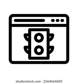 website traffic icon or logo isolated sign symbol vector illustration - high quality black style vector icons
