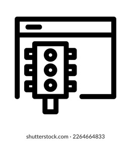 website traffic icon or logo isolated sign symbol vector illustration - high quality black style vector icons

