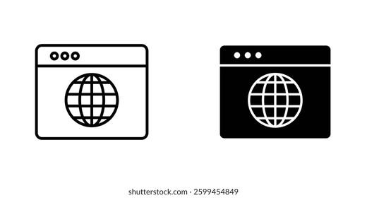 Website UI design flat simple vector icons illustration set.