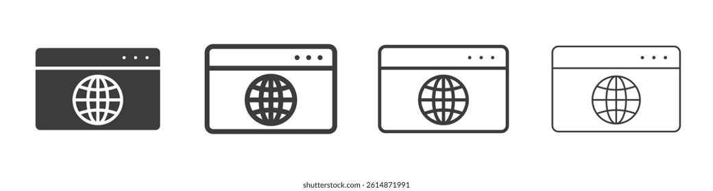 Website UI design icon collection for website designs