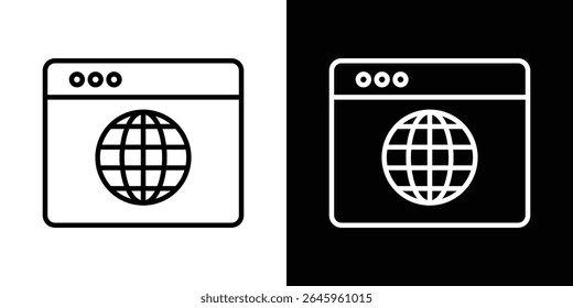 Ícone de design de interface do usuário do site Vetor de logotipo de estilo plano. perfeito para designs de interface do usuário