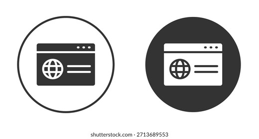 Website UI Design-Symbol im Glyphenstil für Web Design. UI-UX-Symbole