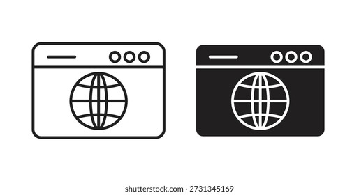 Website UI design icon with glyph and line. black vector icons for Web UI