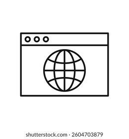Website UI design icon isolated. simple vector icon on white background
