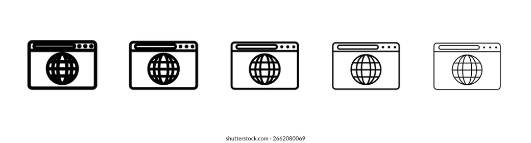 Website UI design icon Symbol concept for web design.simple line vector icon. logo illustration.