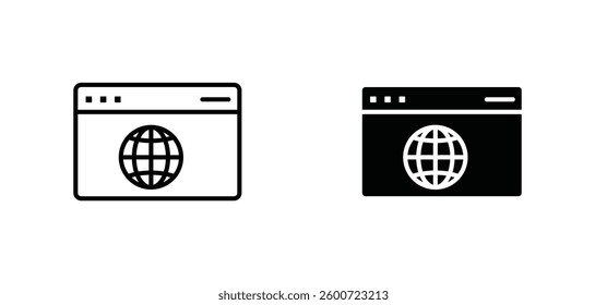 Website UI design icons set for apps and web ui designs. simple isolated graphics.