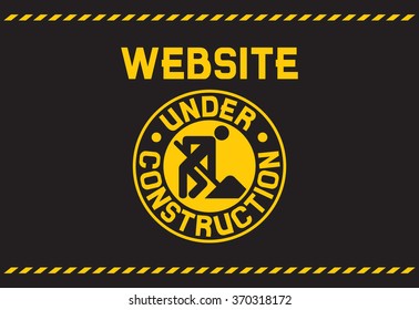 website under construction background 