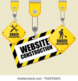 website under construction background 