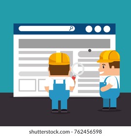 website under construction background