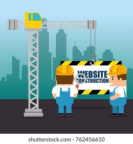 website under construction background