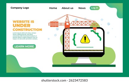 Sitio web en construcción ilustración, en construcción icono, en construcción ilustración, Web