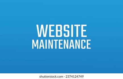 Website under construction page. Web Page Under Construction. Website under maintenance page. Web Page Under maintenance. Flat isometric vector illustration banner design isolated on blue